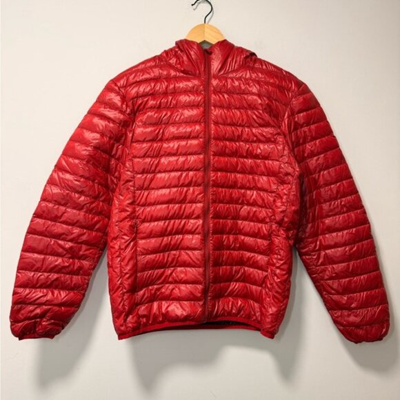 Uniqlo Men's Ultra Light Vibrant Red Puffer Jacket size XS - Picture 4 of 9